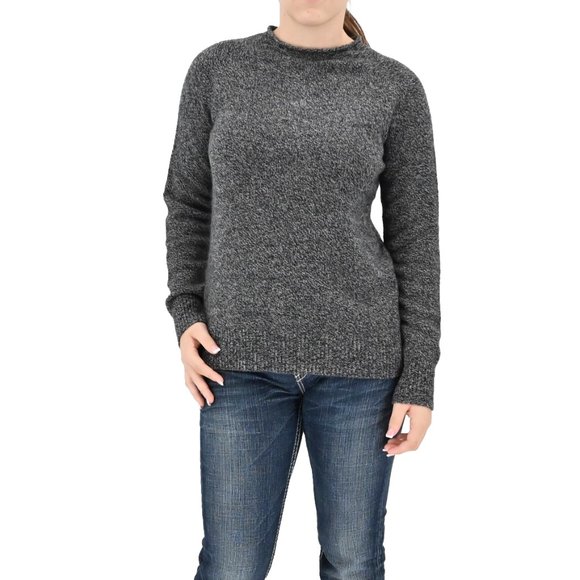 RAG & BONE Cashmere Sweater Dark Gray Charcoal Black Specked Crewneck Size XS